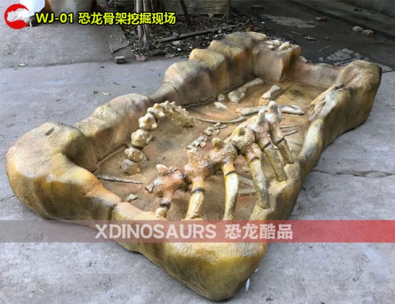 WJ-01 恐龍骨架挖掘現(xiàn)場
