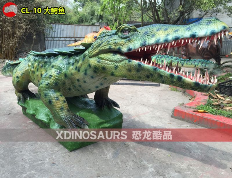 CL-10 電動(dòng)大鱷魚(灣鱷)模型