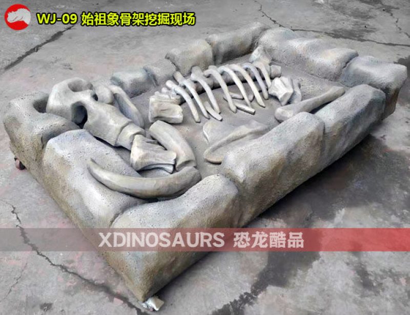 WJ-09 始祖象骨架挖掘現(xiàn)場(chǎng)