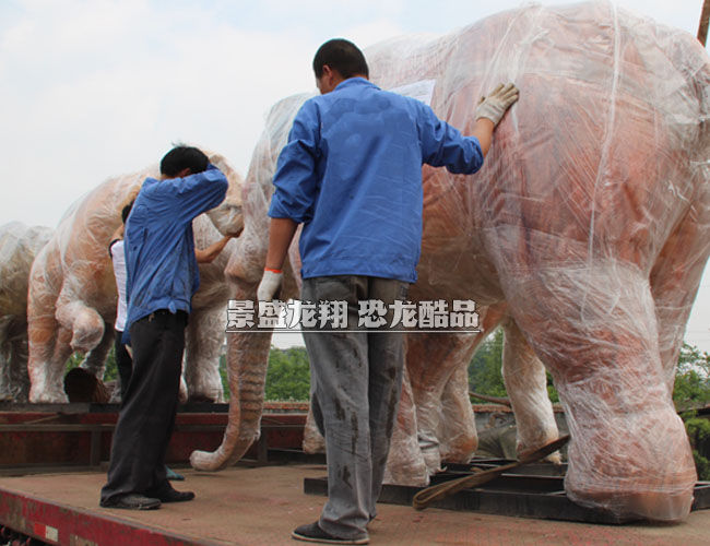 人力幫手卸仿真恐龍