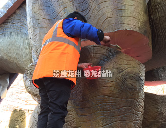 修復(fù)仿真恐龍皮膚