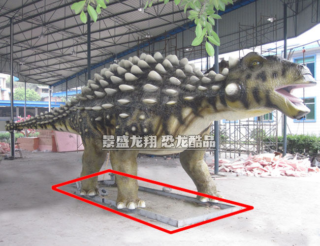 大型電子仿真甲龍模型